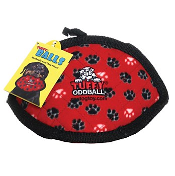 Tuffy Ultimate Odd Ball Red Dog Toy
