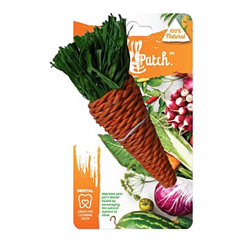 Veggie Patch Carrot Chew 18cm Small Pet Chew Toy