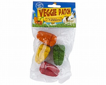 Veggie Patch Nibblers Capsicum Edible Small Pet Chew Toys (4 Pack)