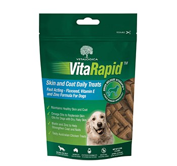 Vetalogica VitaRapid Skin &amp; Coat Dog Treats 210g