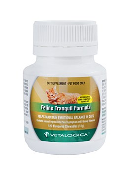 Vetalogica Feline Tranquil Formula Flavoured Chewables (120 Pack)
