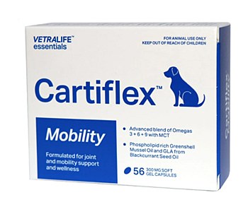 Vetralife Cartiflex Mobility Support for Dogs Capsules (56 Pack)