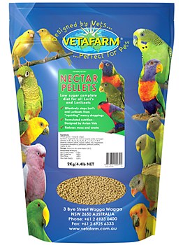 Vetafarm Nectar Pellets 2kg Bird Food