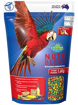 Vetafarm Nutri Blend Large Pellets 1.6kg Bird Food
