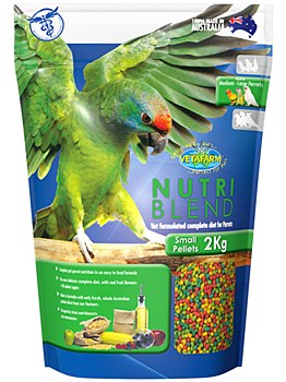 Vetafarm Nutri Blend Small Pellets 2kg Bird Food