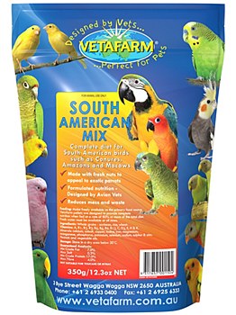 Vetafarm South American Mix 350g Bird Food