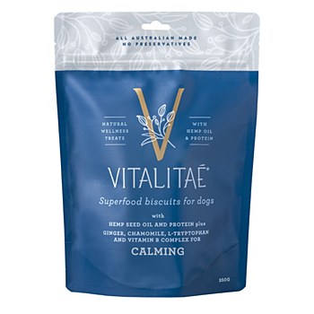 Vitalitae Superfood Biscuits for Dogs Calming Dog Treats 350g