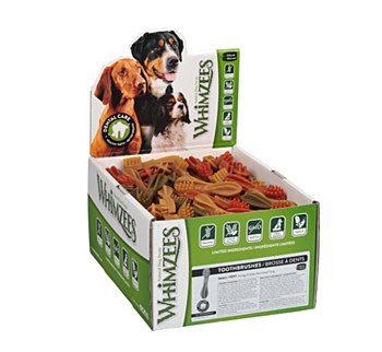 Whimzees Toothbrush Star Small Dog Treats (150 Pack)