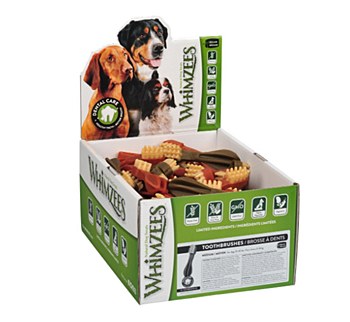 Whimzees Toothbrush Star Medium Dog Treats (75 Pack)