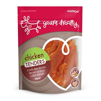 Yours Droolly Chicken Tenders Dog Treats 500g