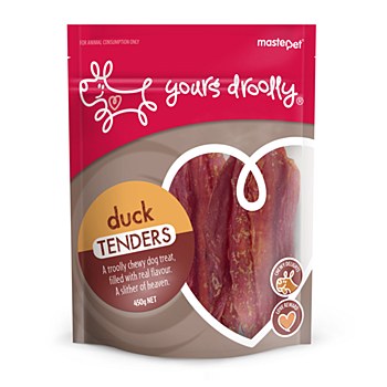 Yours Droolly Duck Tenders Dog Treats 450g