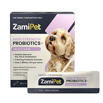 ZamiPet Probiotics + Relax &amp; Calm for Dogs (30 Pack)