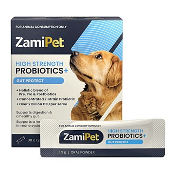 ZamiPet Probiotics + Gut Protect for Dogs (30 Pack)