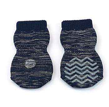 Zeez Dog Socks Non-Slip Navy 2XL