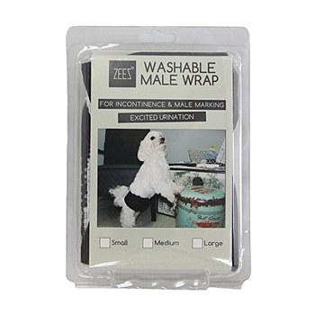 Zeez Washable Male Dog Wrap Medium