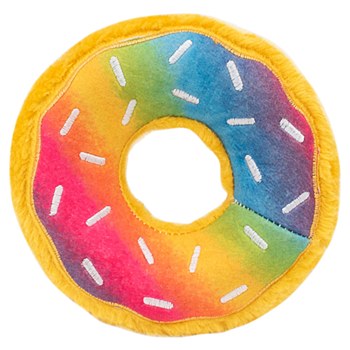 ZippyPaws Rainbow Donutz Dog Toy