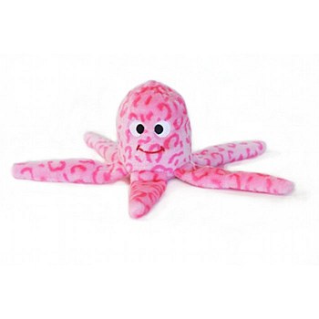 ZippyPaws Floppy Jelly Pink Plush Dog Toy