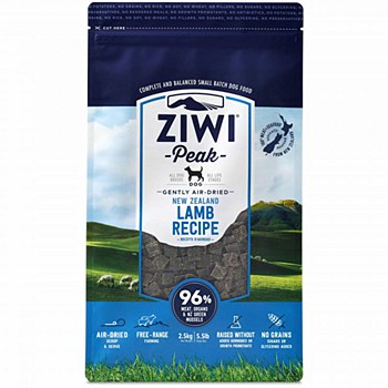 Ziwi Peak Air Dried Lamb 2.5kg Dry Dog Food