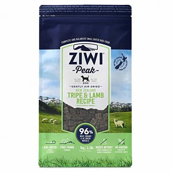 Ziwi Peak Air Dried Tripe &amp; Lamb 1kg Dry Dog Food