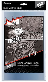 100 Comic Bags Silver Age