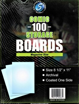100 Comic Boards Magazine Size