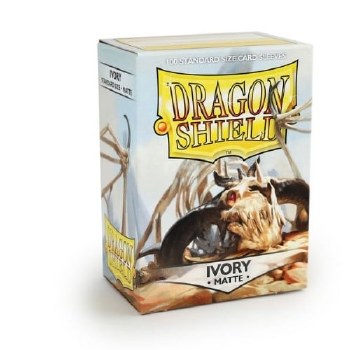 Dragon Shield: 100 Matte Ivory Sleeves