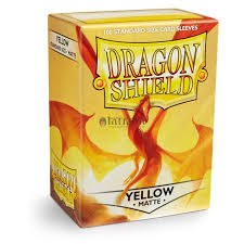 Dragon Shield: 100 Matte Yellow Sleeves