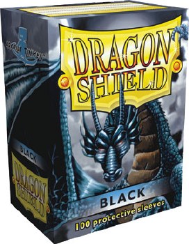 Dragon Shield: 100 Matte Black Sleeves