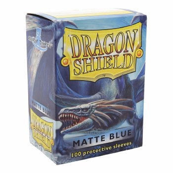 Dragon Shield: 100 Matte Blue Sleeves