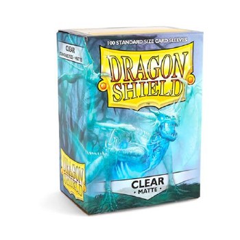 Dragon Shield: 100 Matte Clear Sleeves