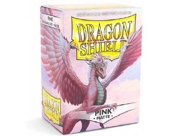 Dragon Shield: 100 Matte Pink Sleeves