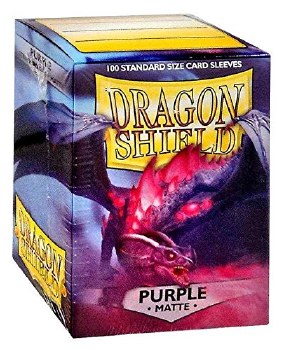 Dragon Shield: 100 Matte Purple Sleeves