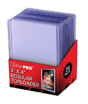 Toploader: 25 3"x4" Regular