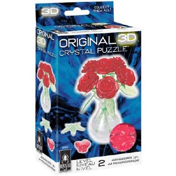 3D Crystal Puzzle: Roses