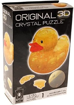 3D Crystal Puzzle: Rubber Duck