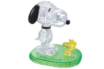 3D Crystal Puzzle: Peanuts: Snoopy &amp; Woodstock