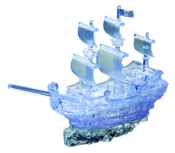 3D Crystal Puzzle: Pirate Ship