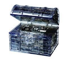 3D Crystal Puzzle: Treasure Chest