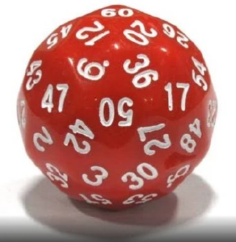 60-sided Die: Red