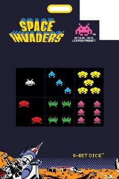 8-Bit Dice Set: Space Invaders