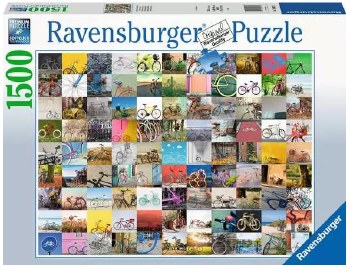 99 Bicycles 1500 Piece Puzzle
