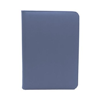 Dex Protection Zip Binder 9-Pocket Dark Blue
