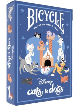 Cats and Dogs Playing Cards