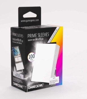 Gamegenic Prime Sleeves: White