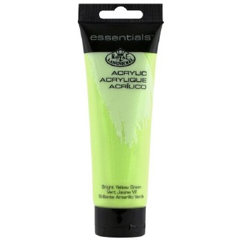 Acrylic Paint: 4 oz Bright Yellow Green