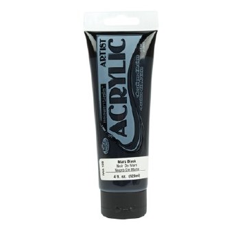 Acrylic Paint: 4 oz Mars Black