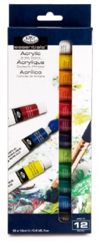 Acrylic Paint: Set of 12 12ml