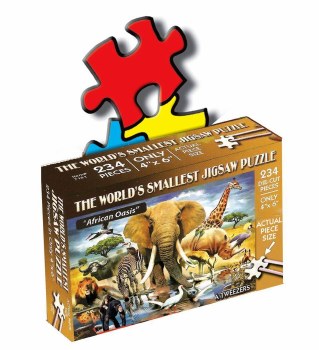 World's Smallest Jigsaw Puzzle - African Oasis