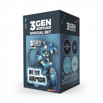 3Gen Acrylics: Wargame Series - Blue Armor