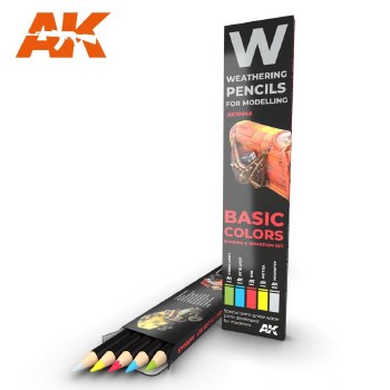 Weathering Pencils: Basic Colors Set